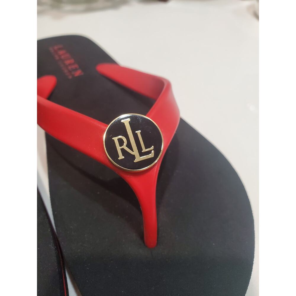 Ralph Lauren Flip Flop Sandals size 6 - Picture 2 of 4